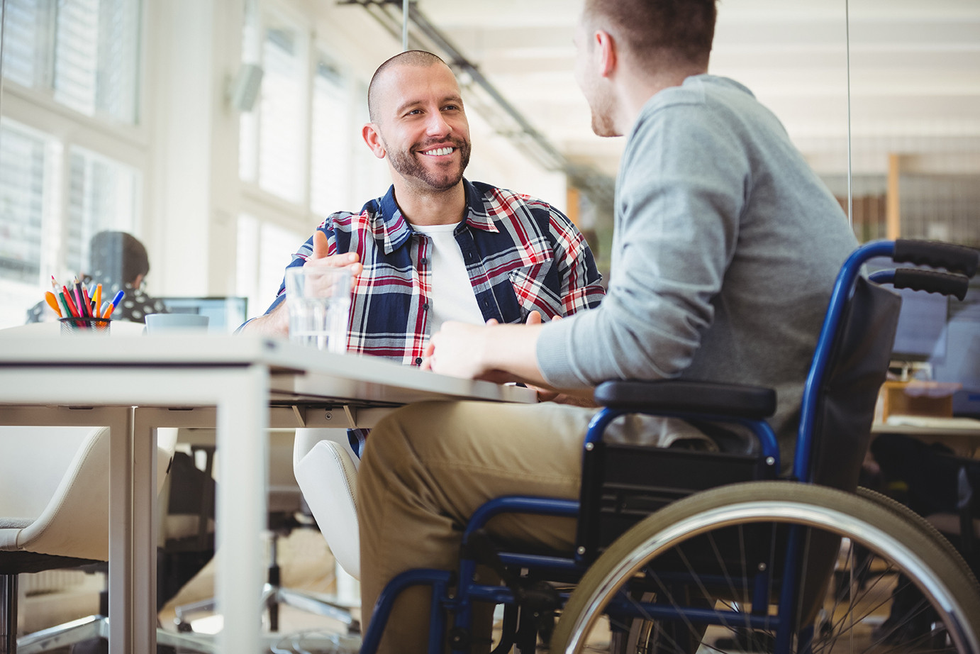 Discussion wheelchair
