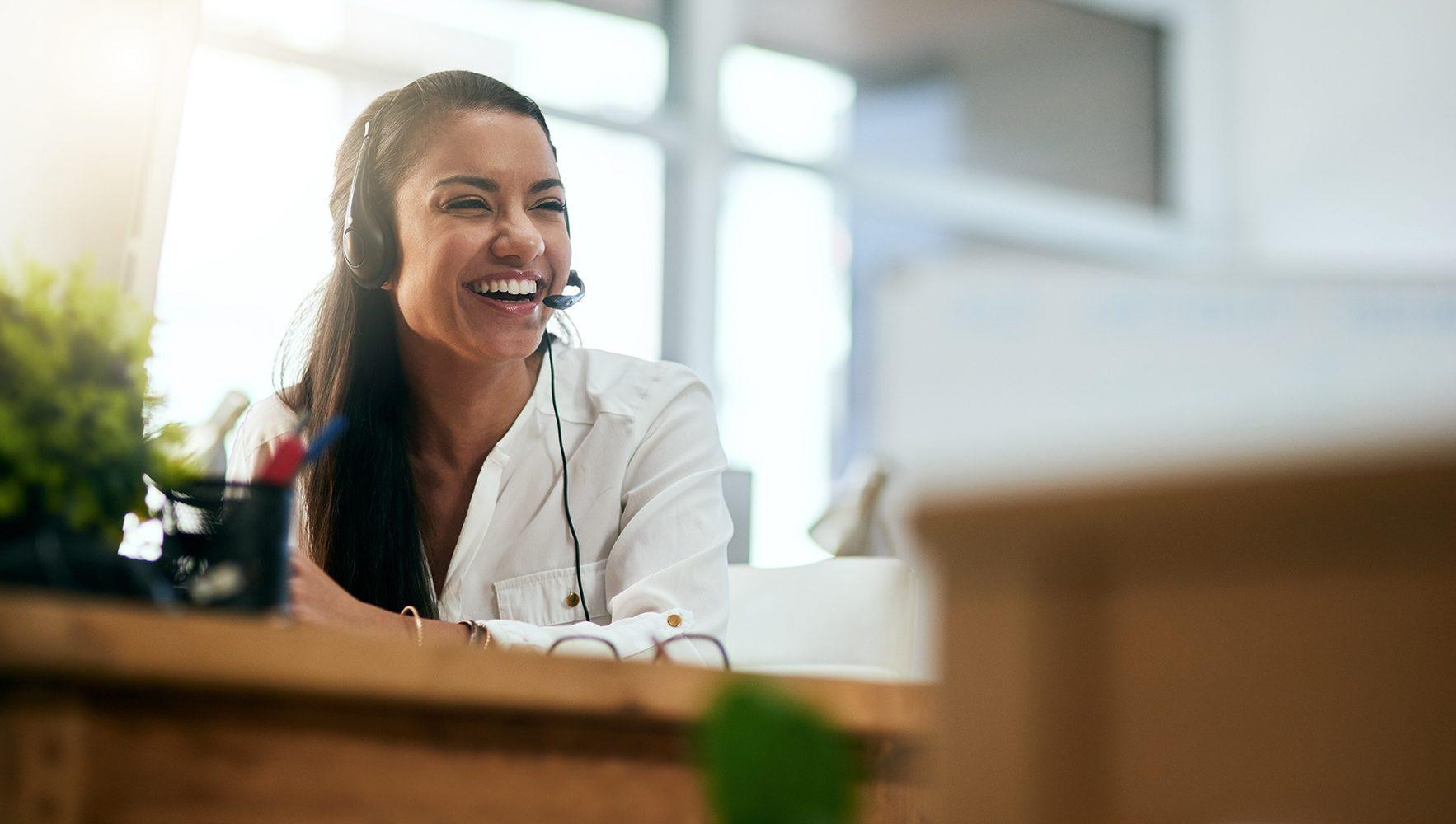Customer service woman