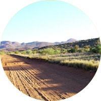 A dirt road in the Northern Territory